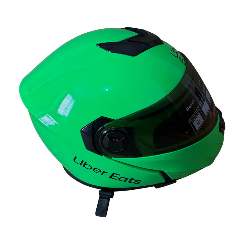 Casco de moto abatible, talla L