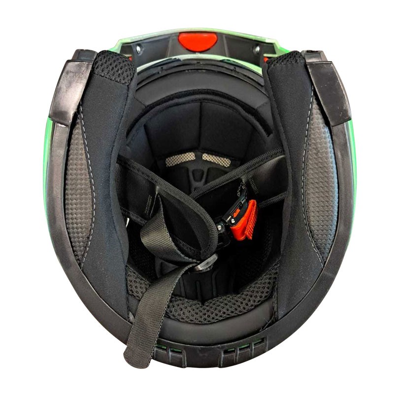 Casco de moto abatible, talla L