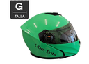 Casco de moto abatible, Talla G