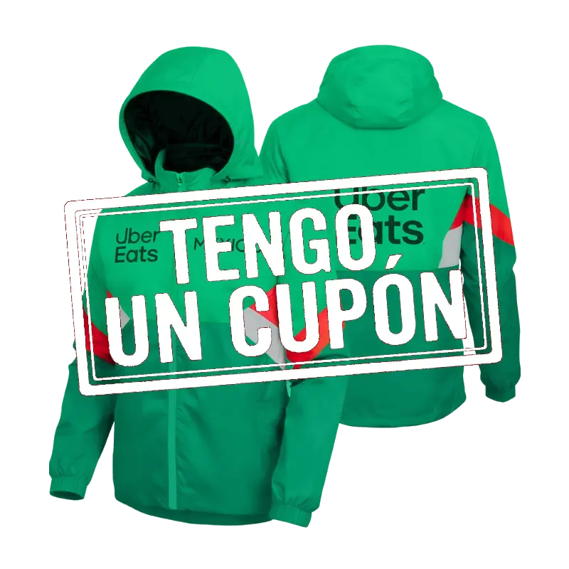 Tengo un Cupón - Impermeable de Uber Eats x México
